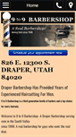 Mobile Screenshot of draperbarbershop.com